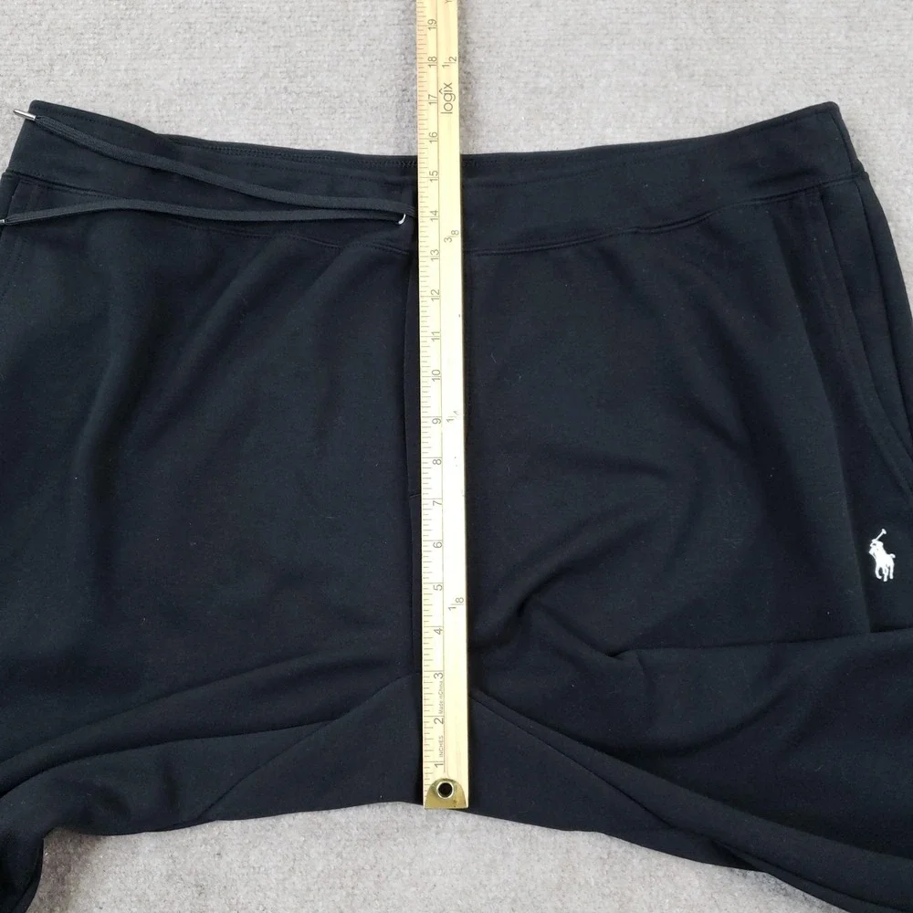 Polo Ralph Lauren Pants Mens 2XL 2XB Black Jogger Elastic Waist Drawstring